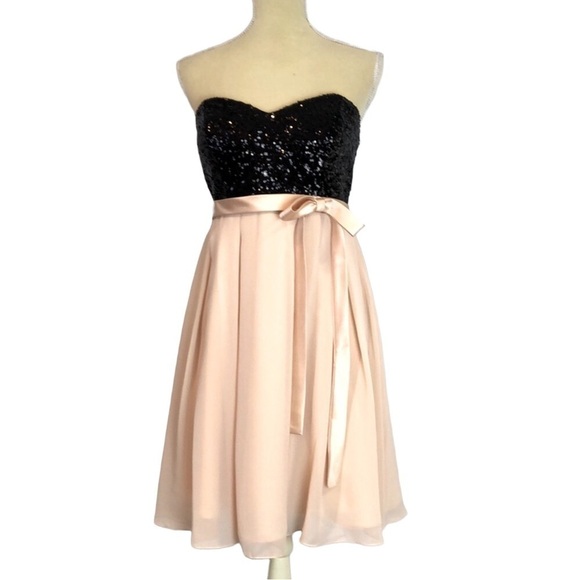 Vintage Pretty Maids Chiffon w Sequins Bodice Prom Homecoming Party Dress 10 - Picture 1 of 11